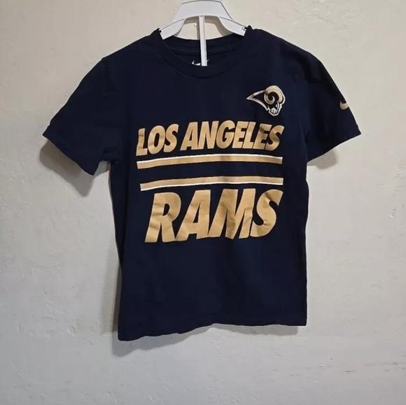 NIKE LOS ANGELES RAMS NFL YOUTH BOYS Small Jersey T-Shirt L.A. Super Bowl - Picture 1 of 8